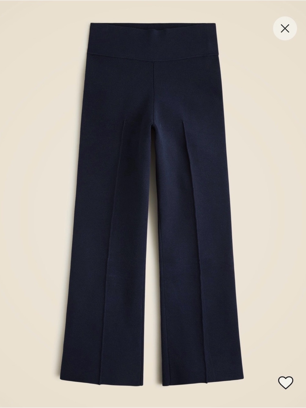 NWT J. Crew Delaney Kick out Sweater Pant Petite Small